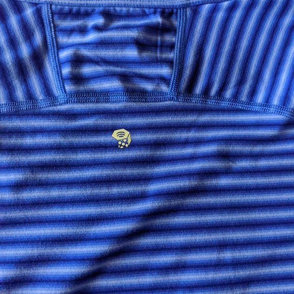 White Mountain Blue Striped Long Sleeve Tee - Picture 4 of 14